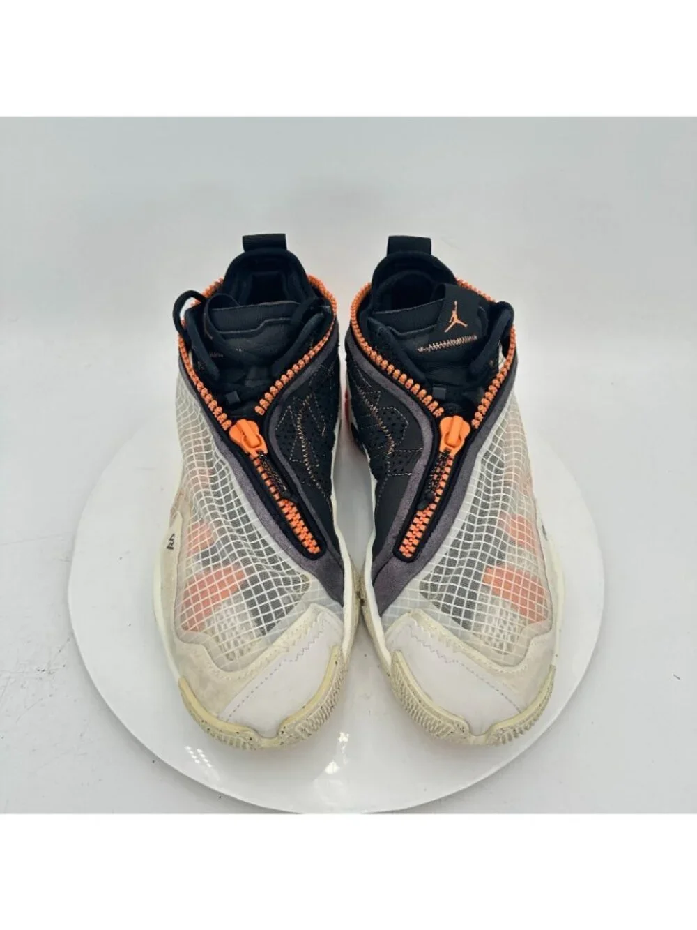 Nike Air Jordan Why Not Zer0.5 Men Size 8.5 DO7189-002 Phantom Black Orange Shoe